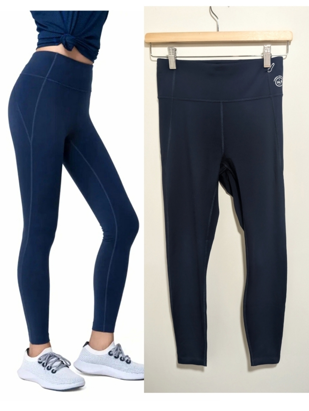 New! Allbirds | Natural Legging In Navy Blue